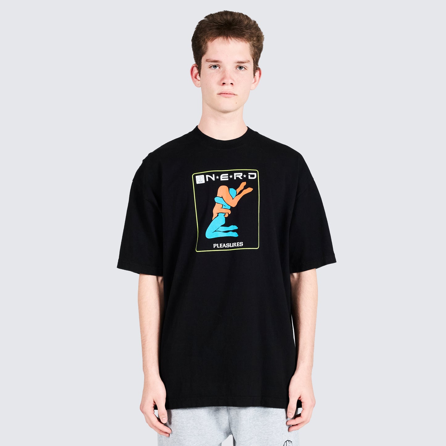 Pleasures Provider T-Shirt in Black - view 2