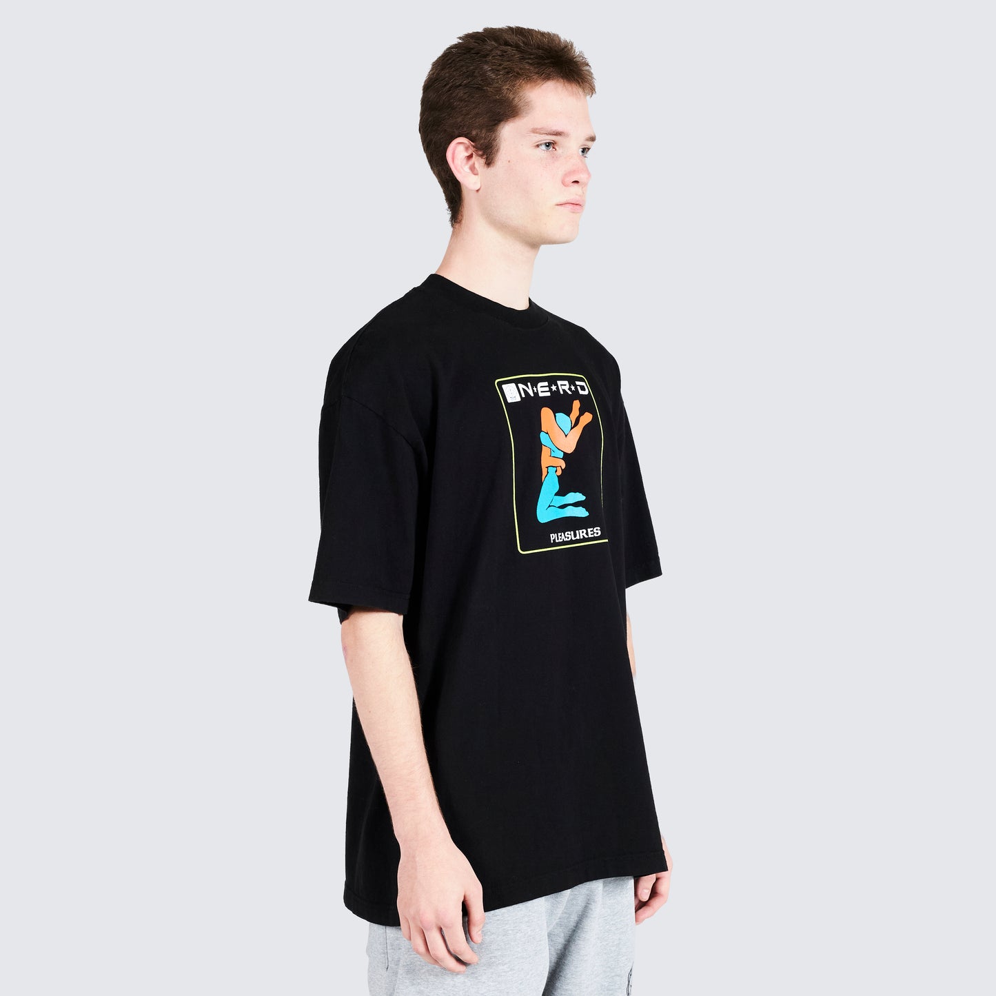 Pleasures Provider T-Shirt in Black - view 4