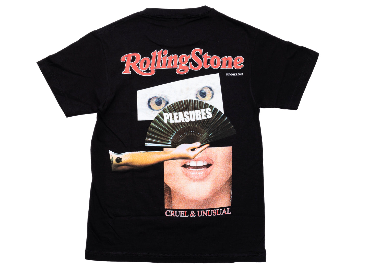 Pleasures Rolling Stone T-Shirt in Black - view 2