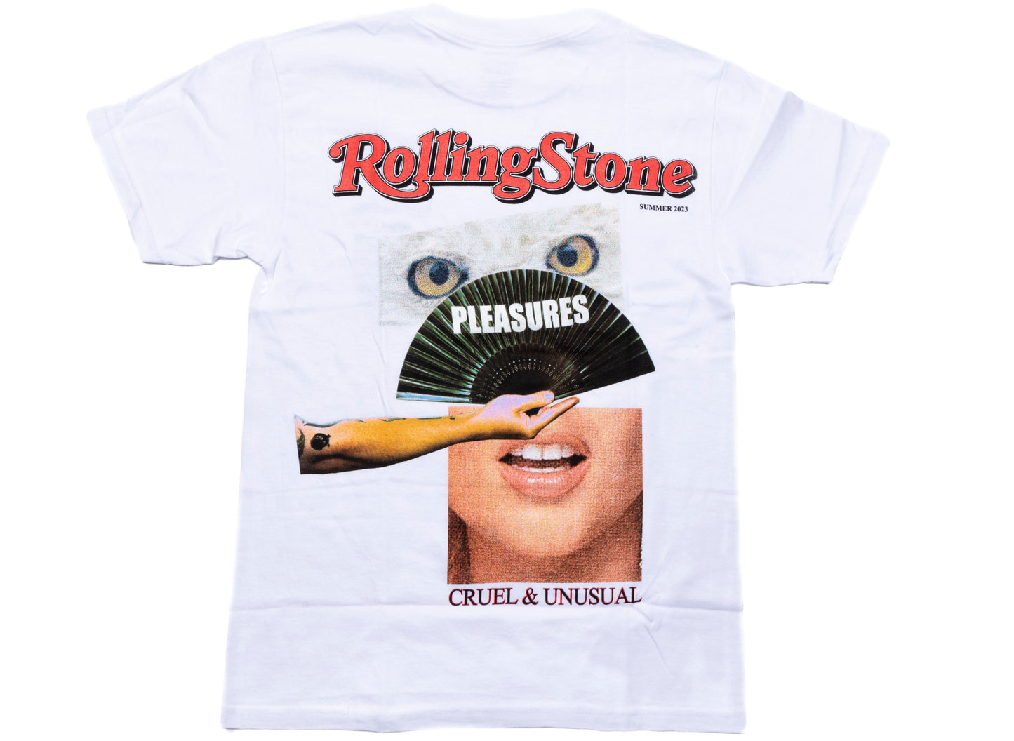 Pleasures Rolling Stone T-Shirt in White - view 2