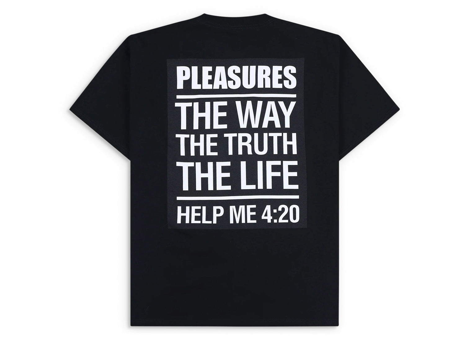 Pleasures Scripture T-Shirt in Black - view 2