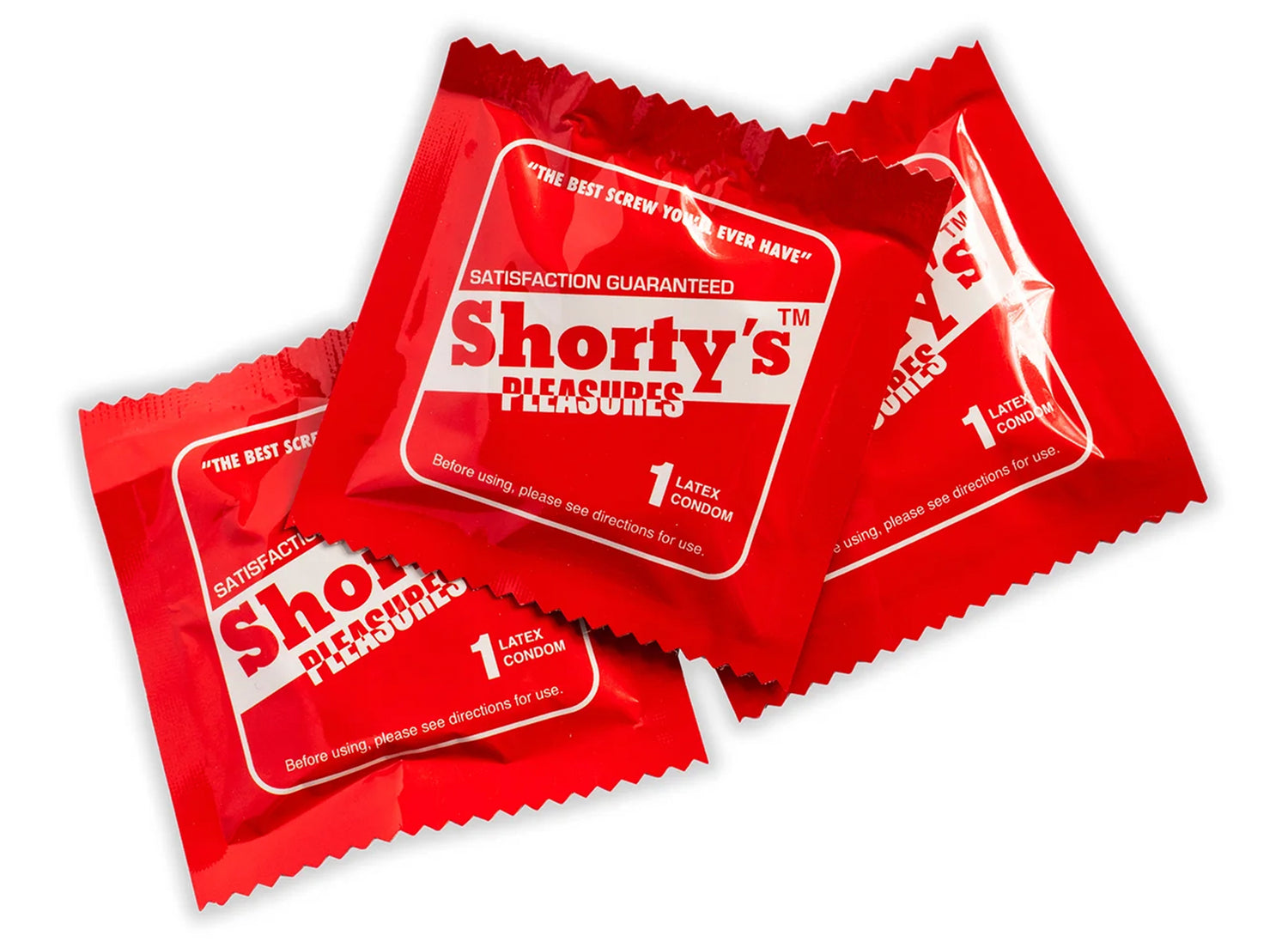 Pleasures Shortys 3 Condom Pack - view 2