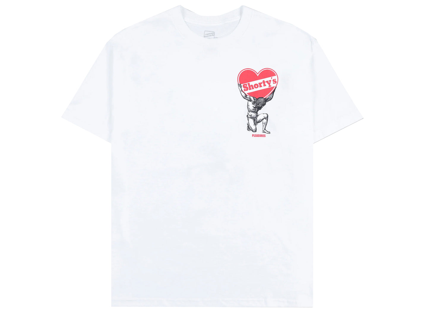 Pleasures Shorty’s Atlas T-Shirt in White