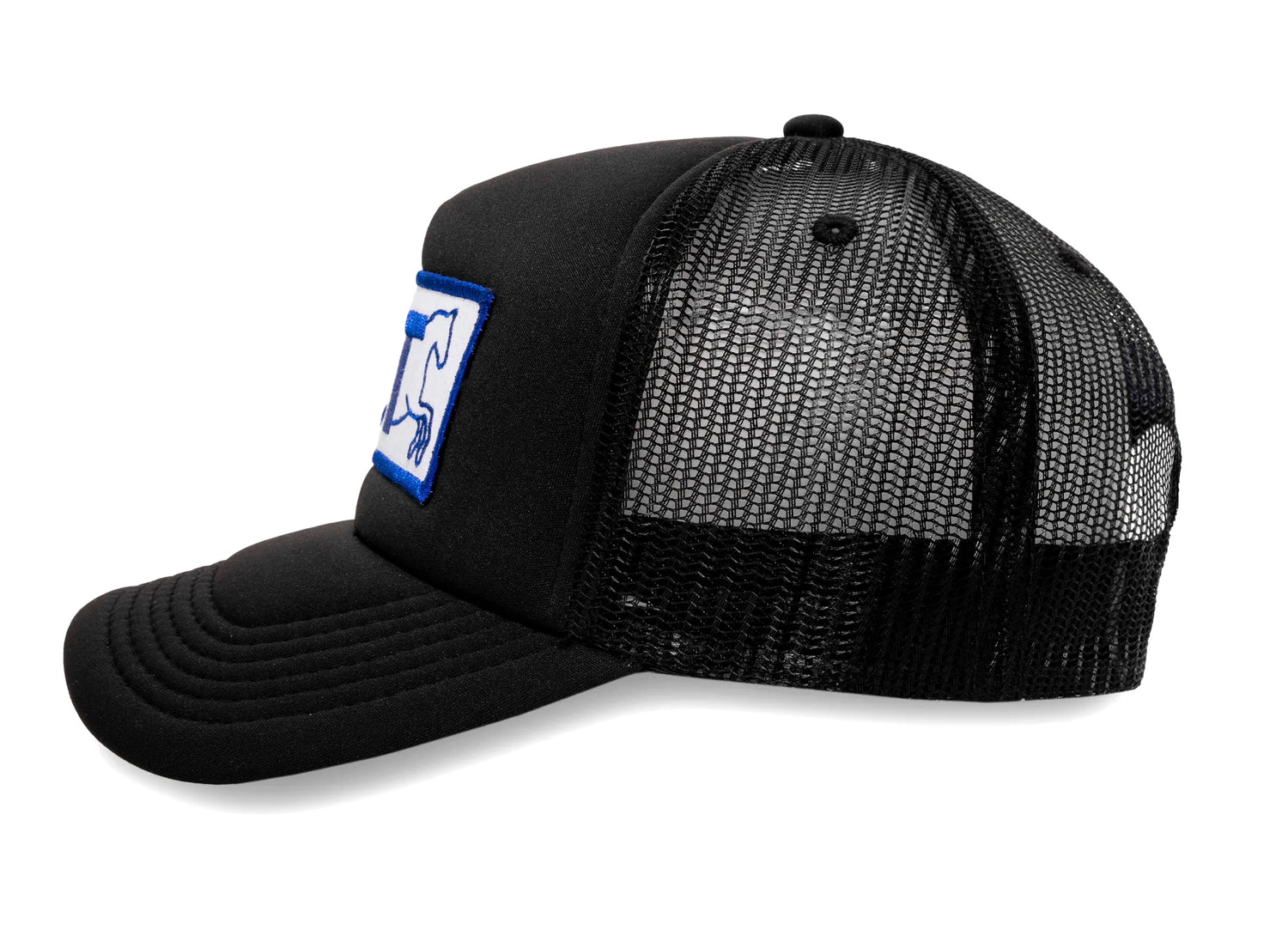 Pleasures Tranquil Trucker Hat in Black — view 2