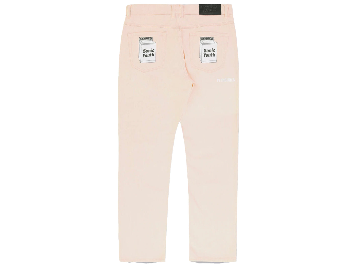 Pleasures Washing Machine Denim in Pink - view 2