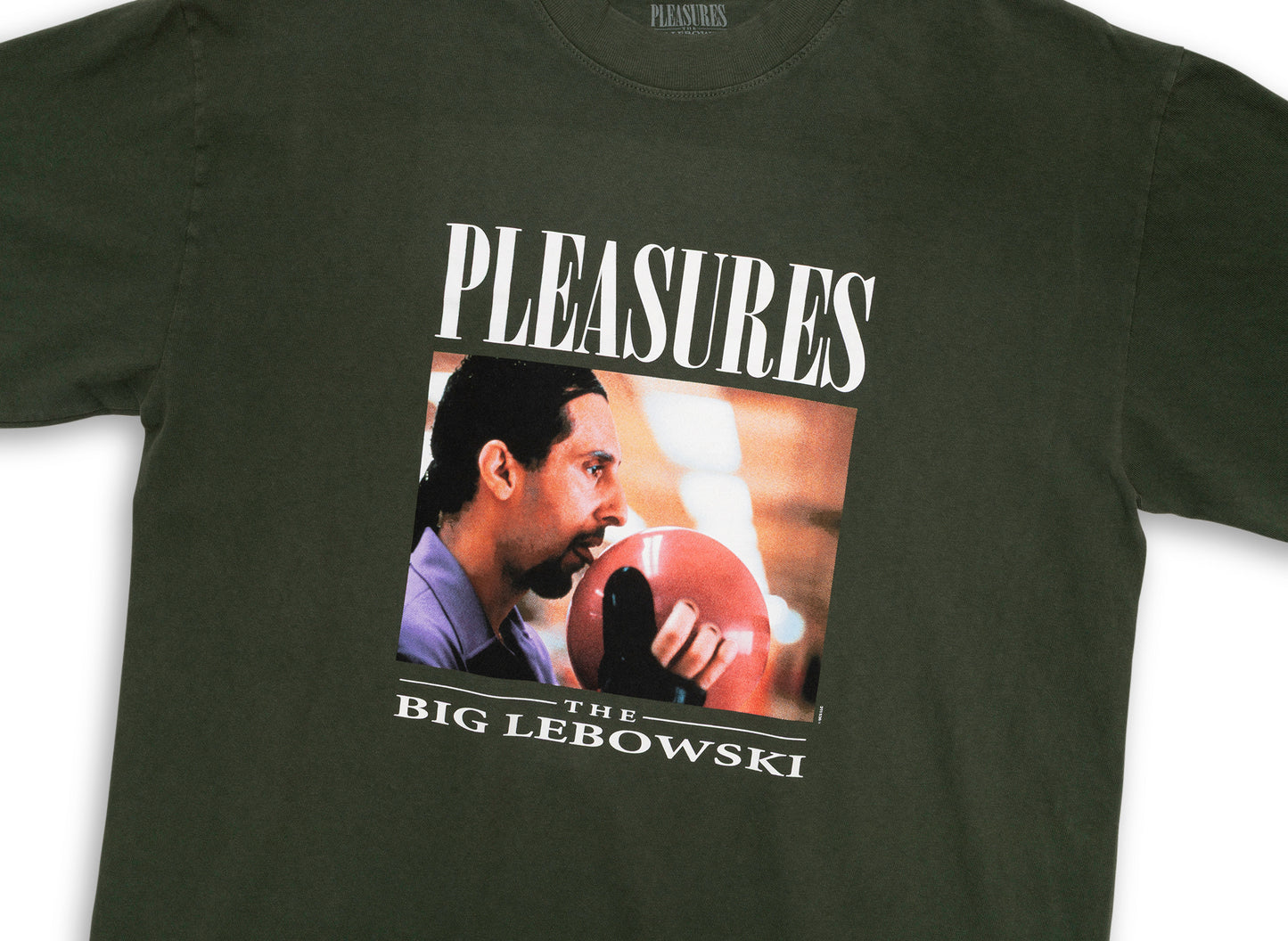 Pleasures x Big Lebowski Lick T-Shirt in Ivy - view 2