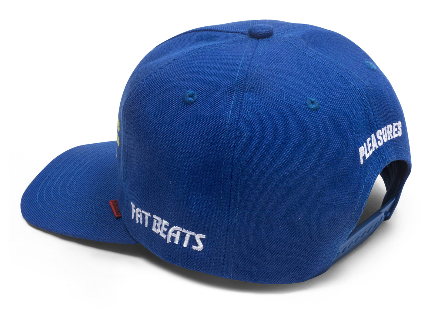 Pleasures x Fat Beats Sections Snapback in Royal - view 2