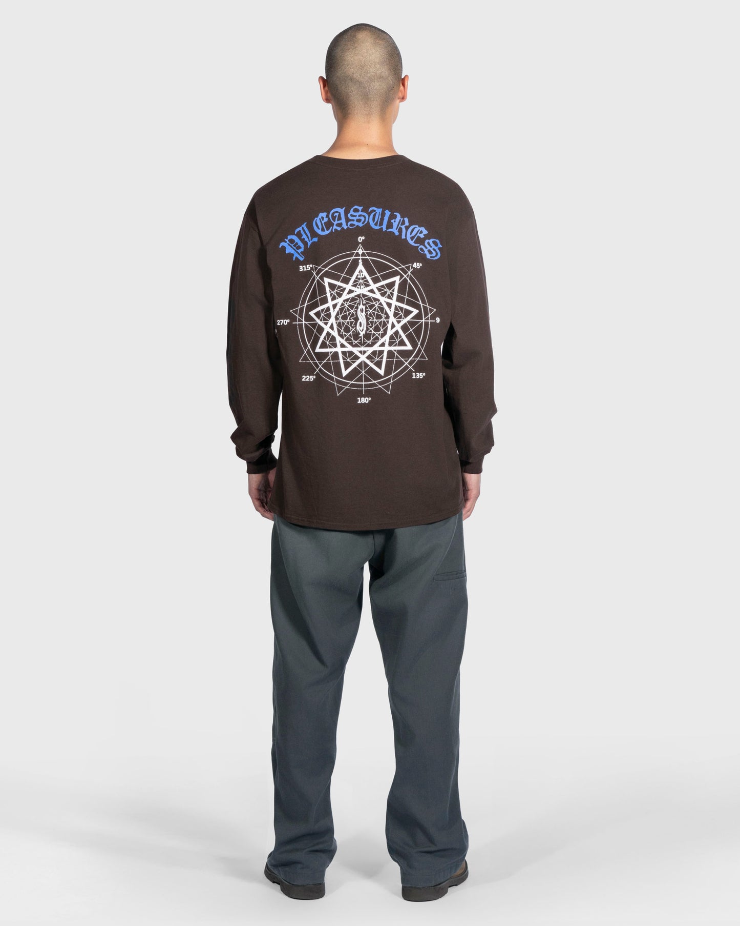 Pleasures  x Slipknot Compass Long Sleeve Tee - Damaged — view 4