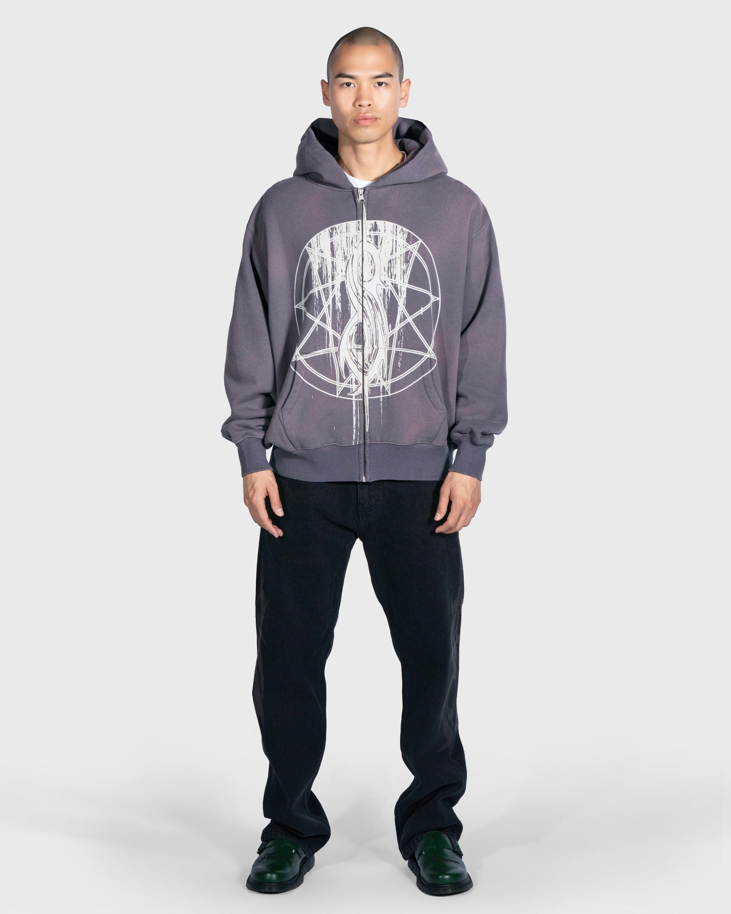 Pleasures  x Slipknot Nonagram Zip Hoodie - view 3