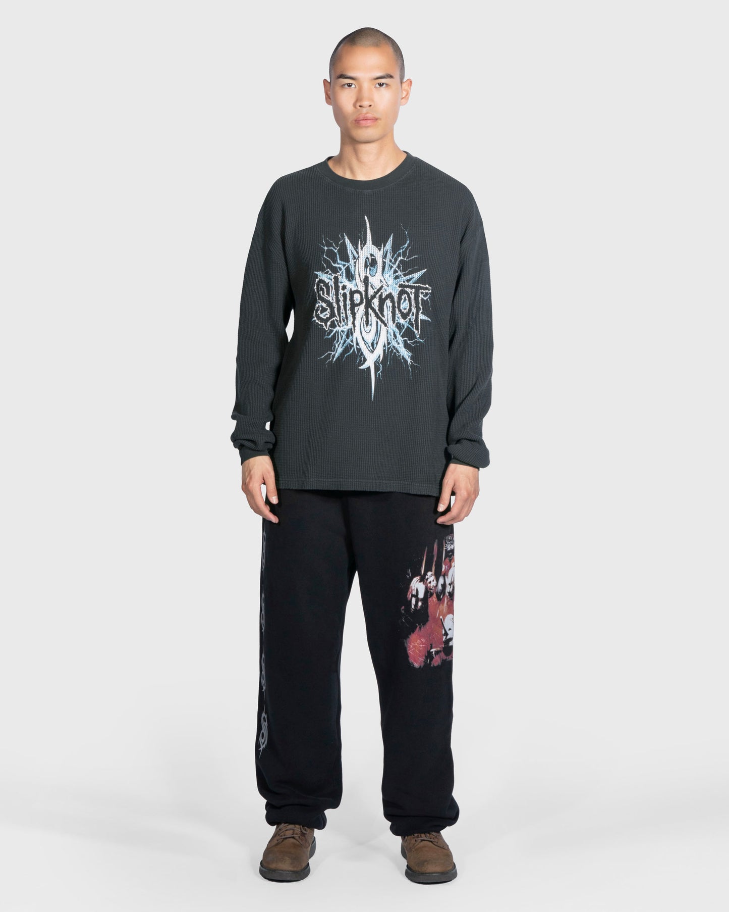 Pleasures  x Slipknot Split Thermal long Sleeve Tee - view 3