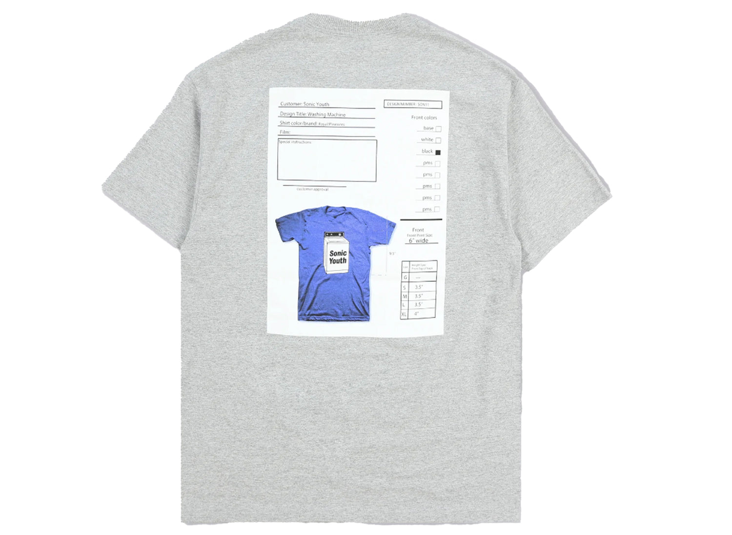 Pleasures x Sonic Youth Techpack Tee in Grey - view 2
