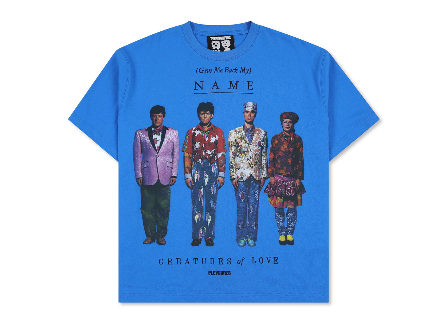 Pleasures x Talking Heads Creatures Heavyweight Shirt in Blue