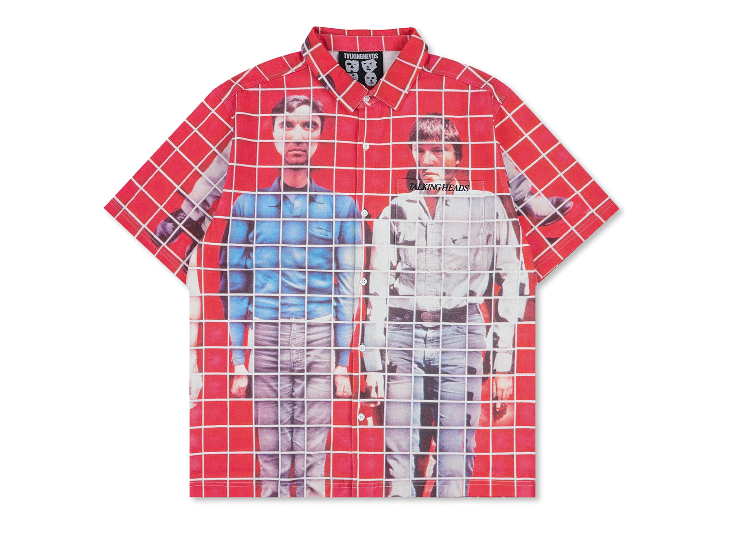 Pleasures x Talking Heads Food Button Up in Red
