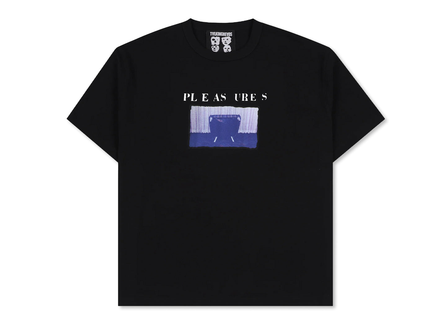 Pleasures x Talking Heads Speaking Heavyweight Shirt in Black