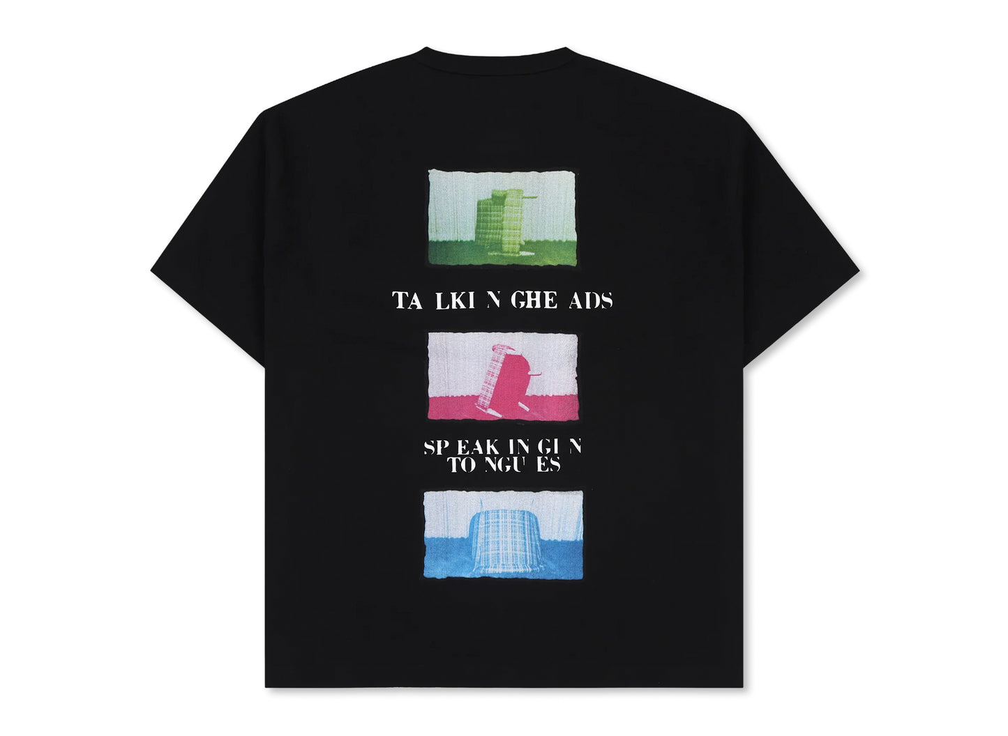 Pleasures x Talking Heads Speaking Heavyweight Shirt in Black — view 2