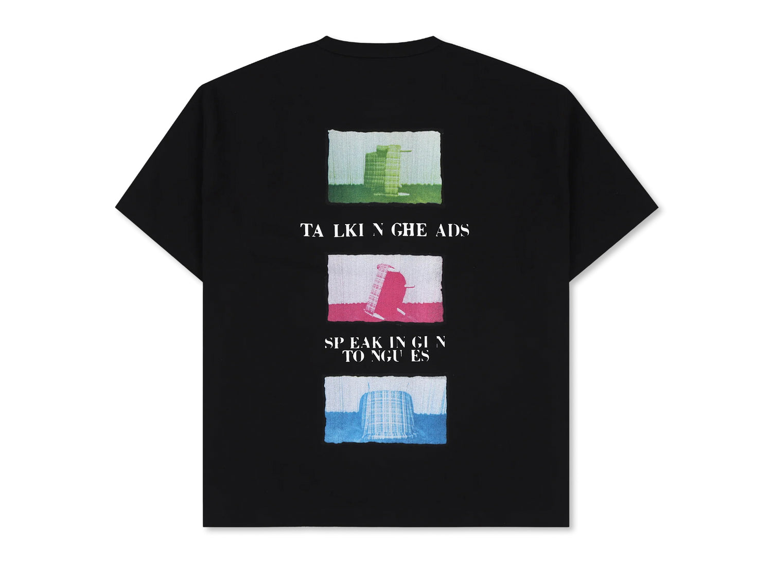 Pleasures x Talking Heads Speaking Heavyweight Shirt in Black — view 2