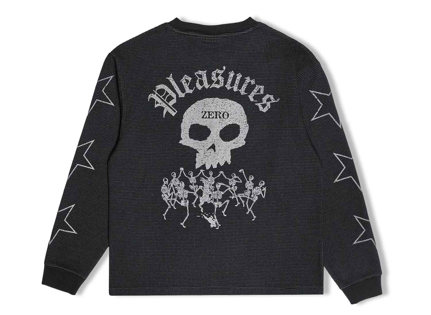 Pleasures x Zero Misled Thermal Long Sleeve in Black — view 2
