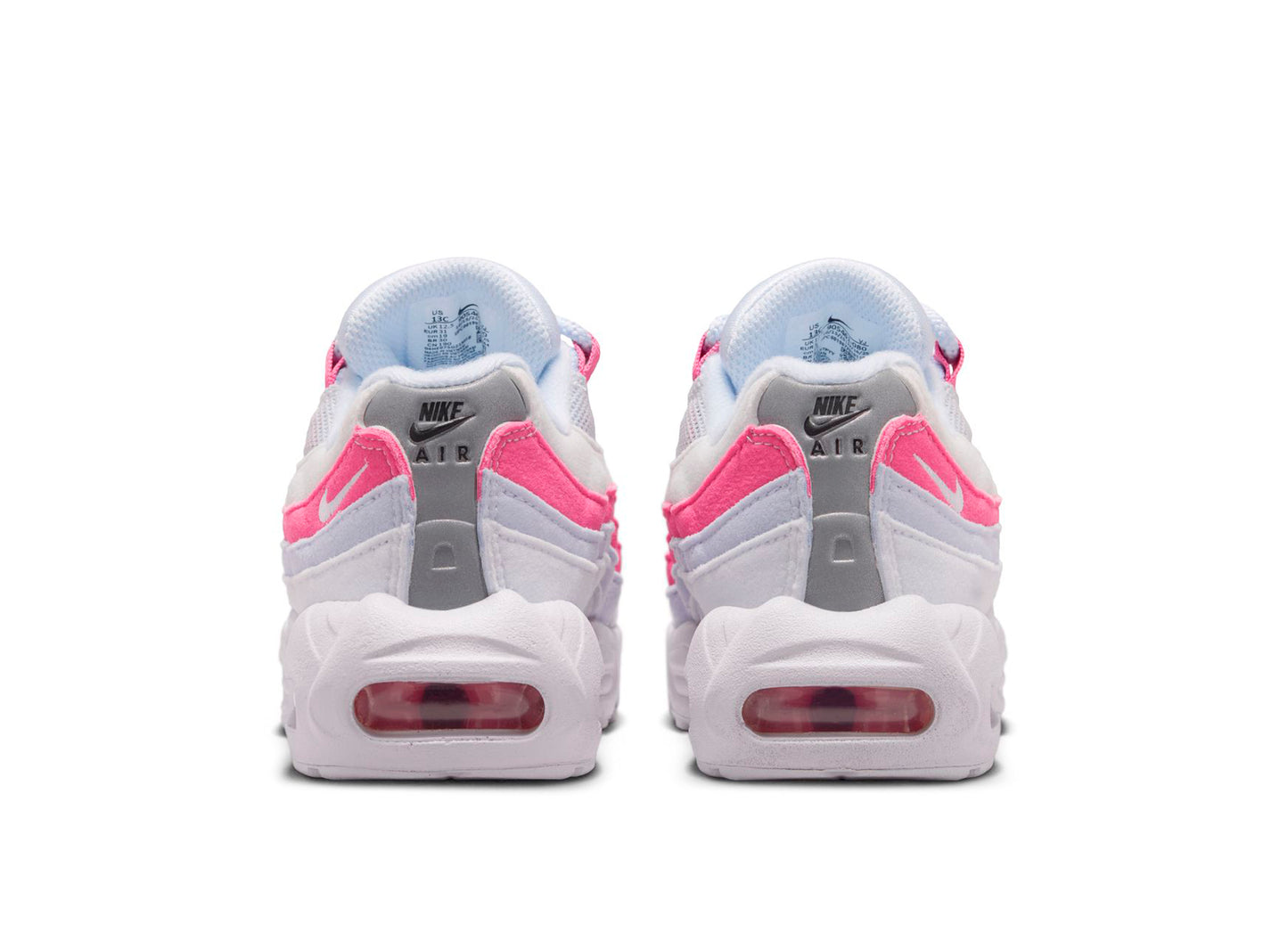 PS Nike Air Max '95 S in Football Grey / White — view 2