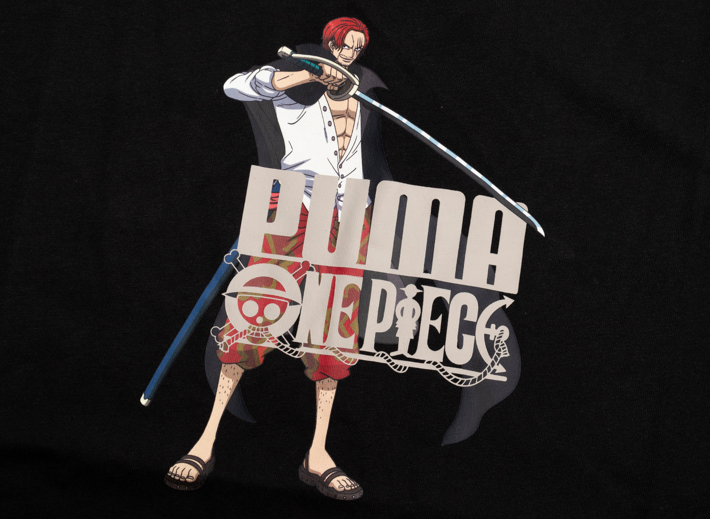 Puma x One Piece Graphic Tee in Black - view 2