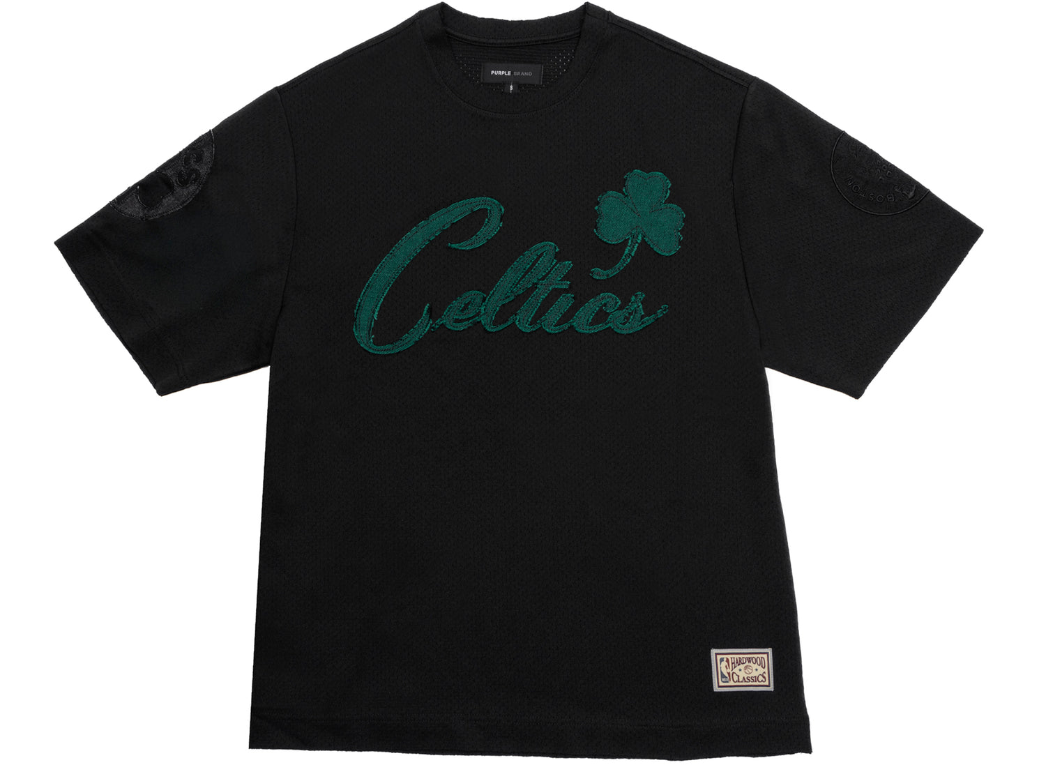 Purple Brand Boston Celtics Mesh Tee