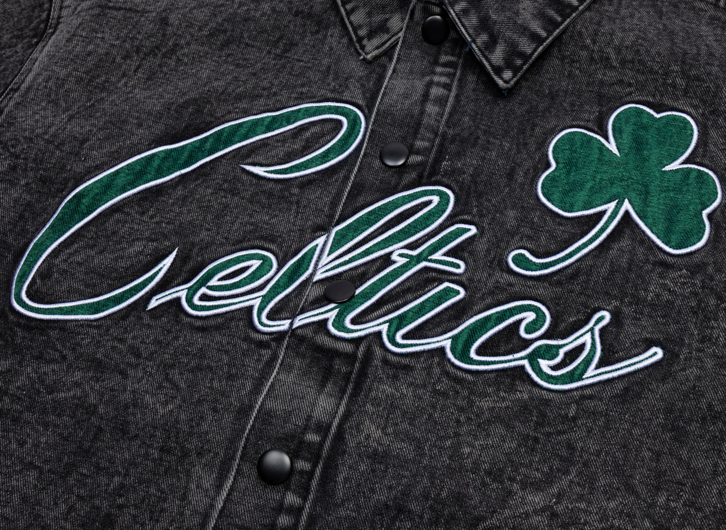 Purple Brand Boston Celtics Snap Shirt - view 3