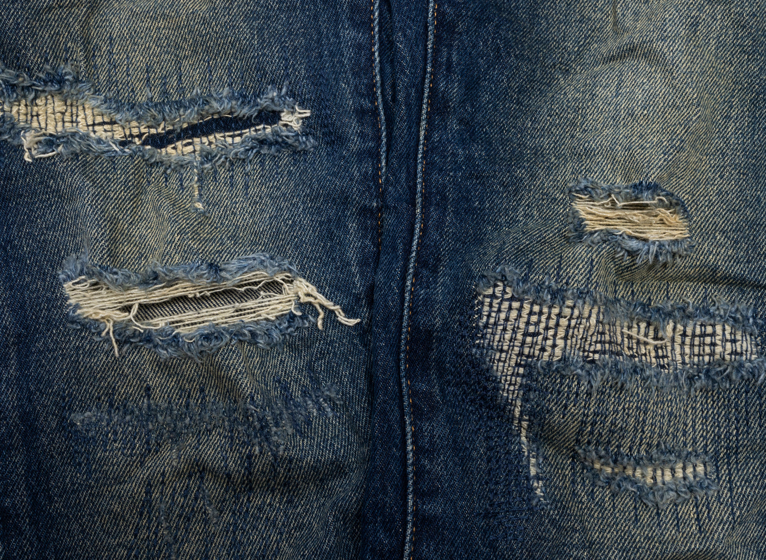 Purple Brand Light Destroy Jeans - view 2