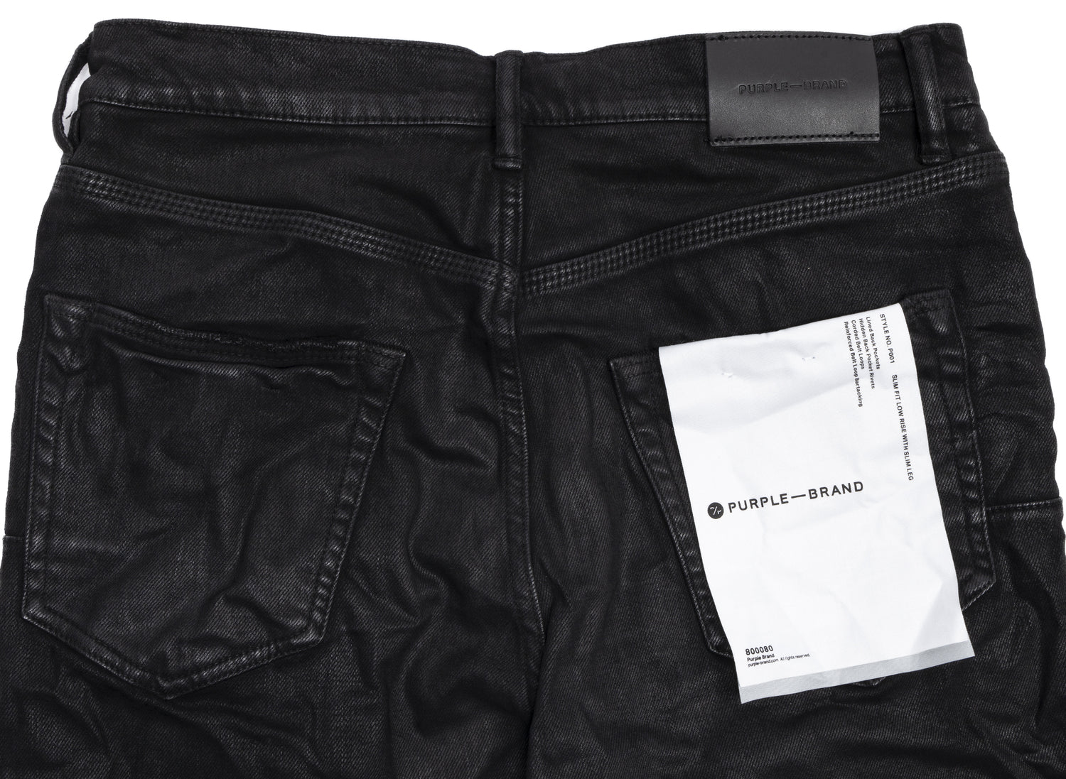 Purple Brand Midnight Coated Jeans - view 2