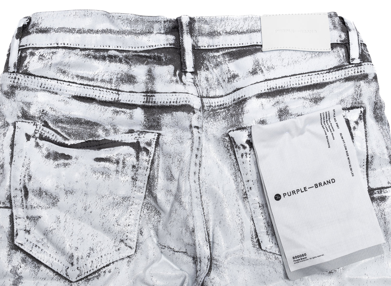 Purple Brand Overdye Foil Jeans - view 2