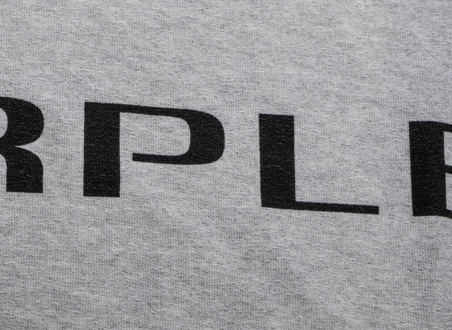 Purple Brand Textured Jersey S/S Tee in Heather - view 2
