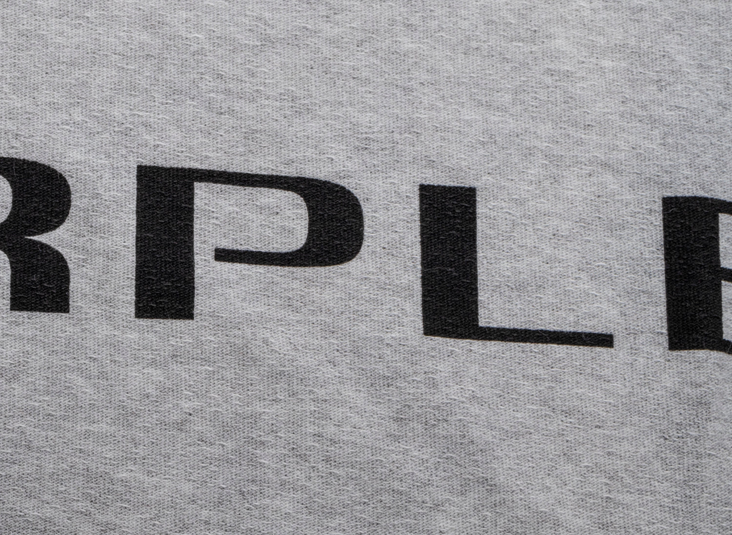 Purple Brand Textured Jersey S/S Tee in Heather - view 2