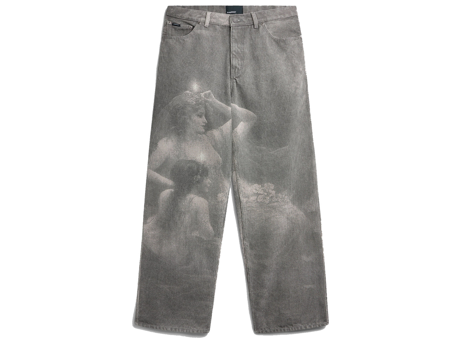 Rassvet PACCBET Nymph Baggy Denim Pants in Black, men's relaxed-fit denim jeans