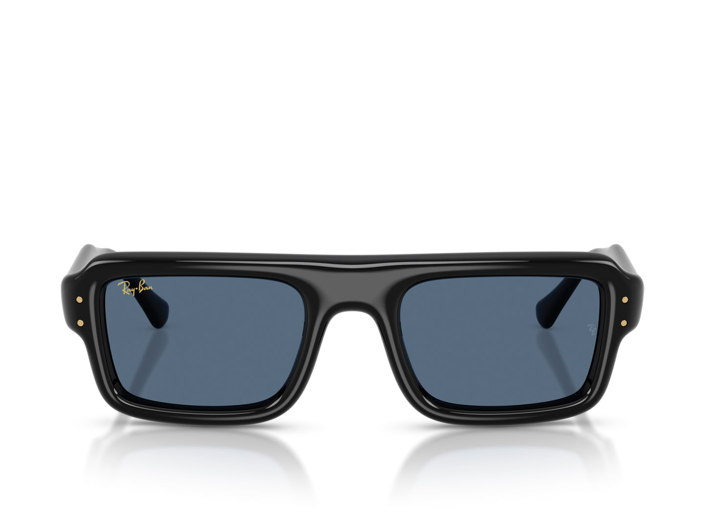 Ray Ban A$AP Rocky Flacko Puffer Sunglasses in Black w/ Dark Blue