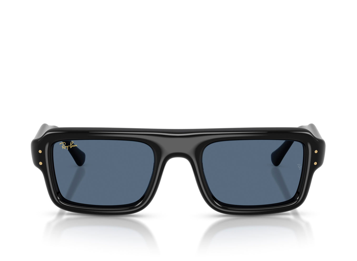 Ray Ban A$AP Rocky Flacko Puffer Sunglasses in Black w/ Dark Blue
