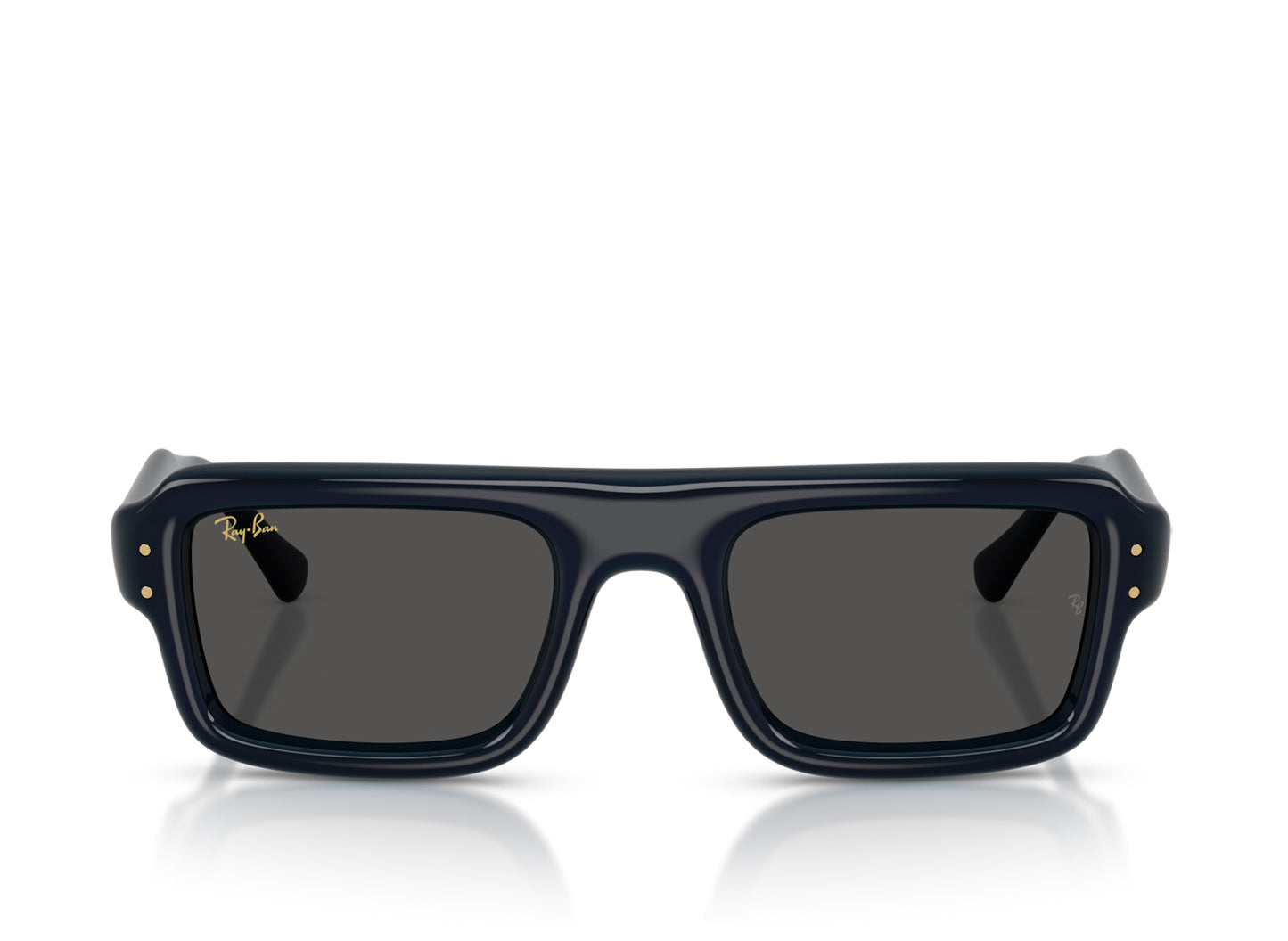 Ray Ban A$AP Rocky Flacko Puffer Sunglasses in Transparent Dark Blue w/ Ultra Black