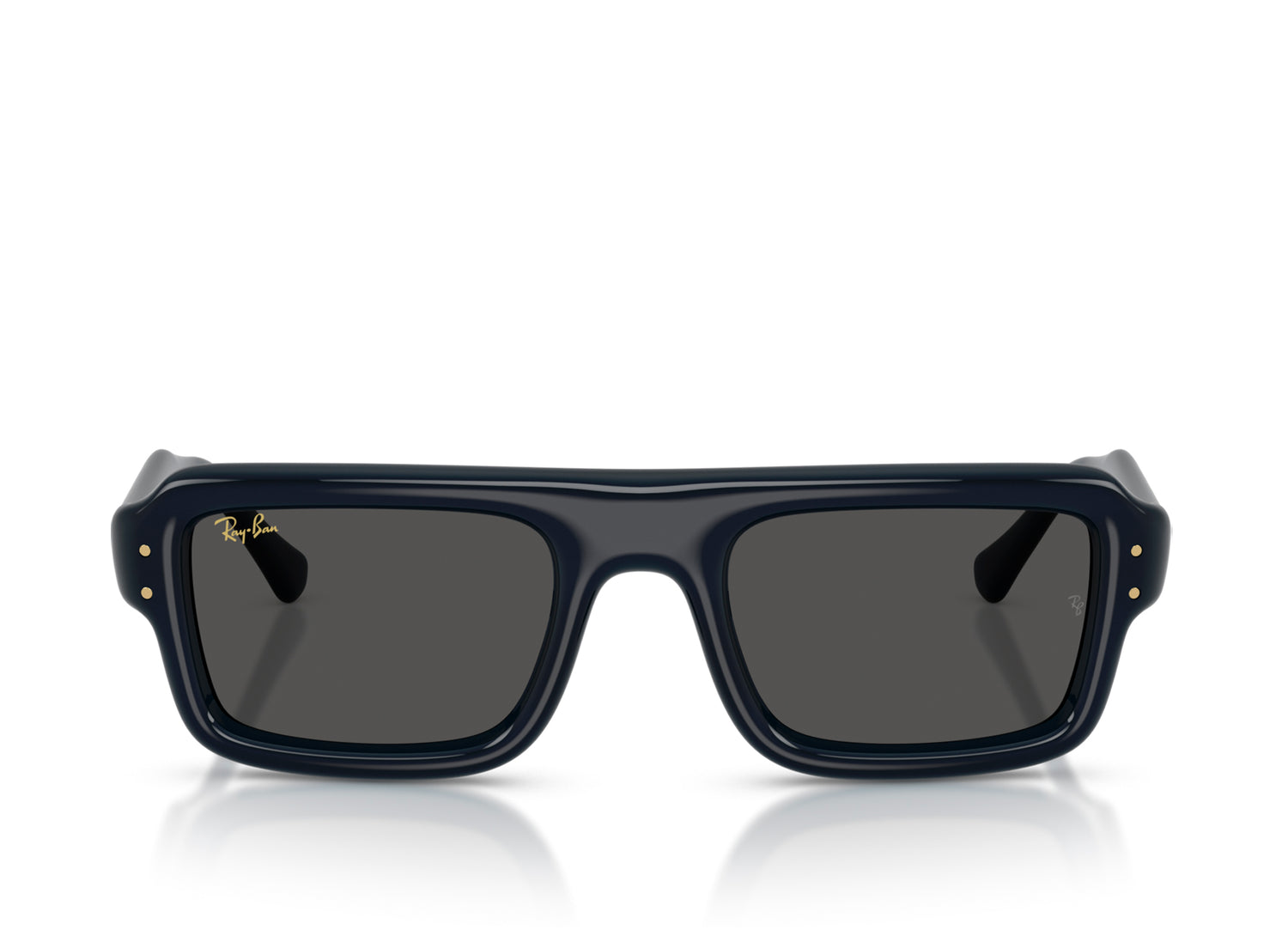 Ray Ban A$AP Rocky Flacko Puffer Sunglasses in Transparent Dark Blue w/ Ultra Black
