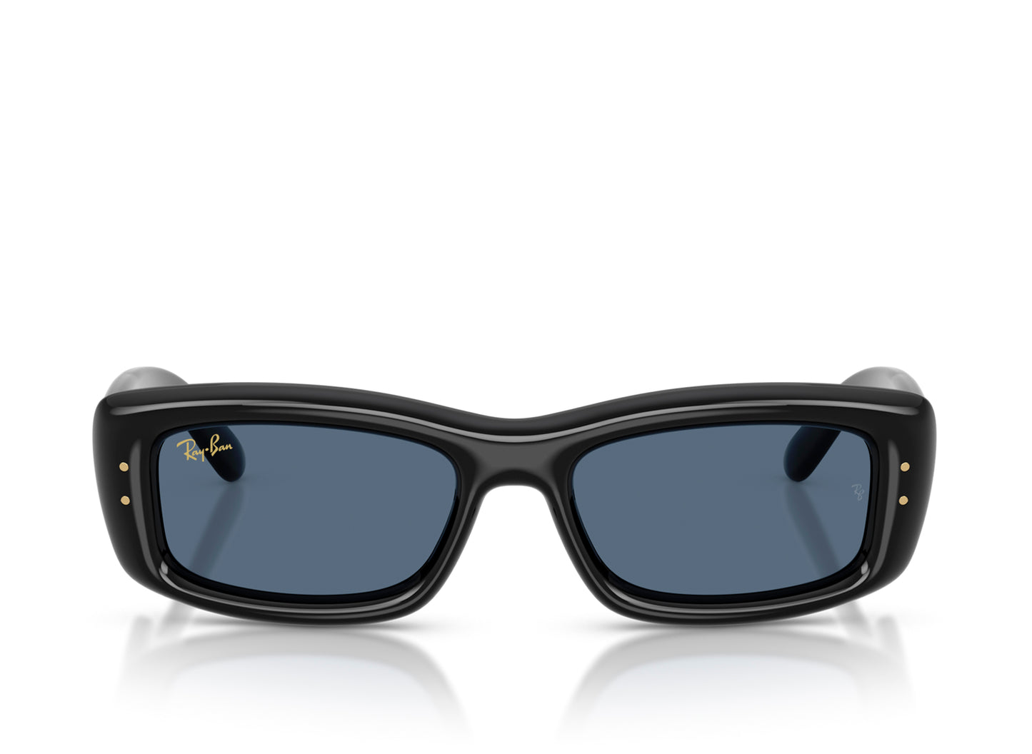 Ray Ban A$AP Rocky Kiliane Puffer Sunglasses in Black w/ Dark Blue