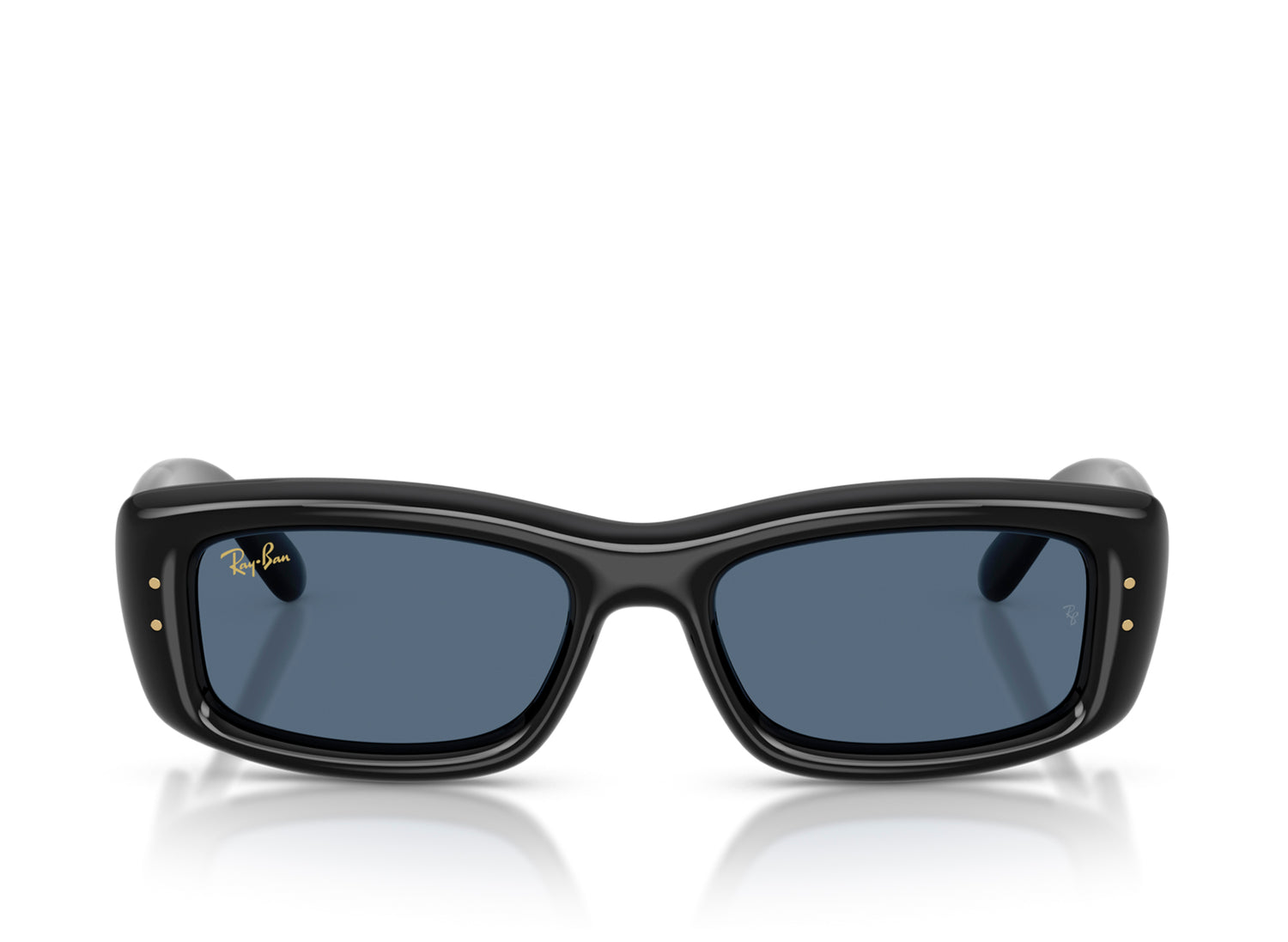 Ray Ban A$AP Rocky Kiliane Puffer Sunglasses in Black w/ Dark Blue