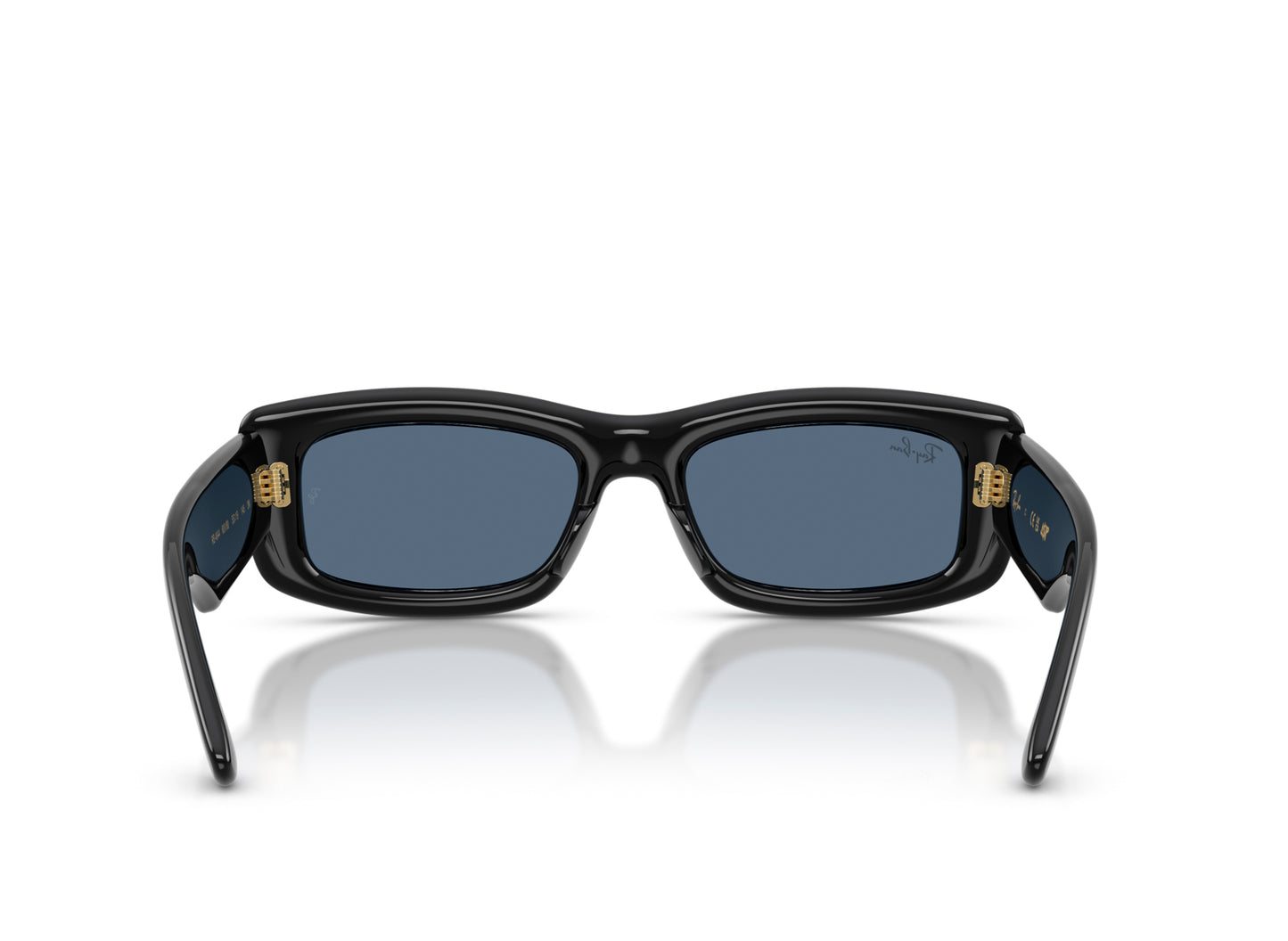 Ray Ban A$AP Rocky Kiliane Puffer Sunglasses in Black w/ Dark Blue — view 4