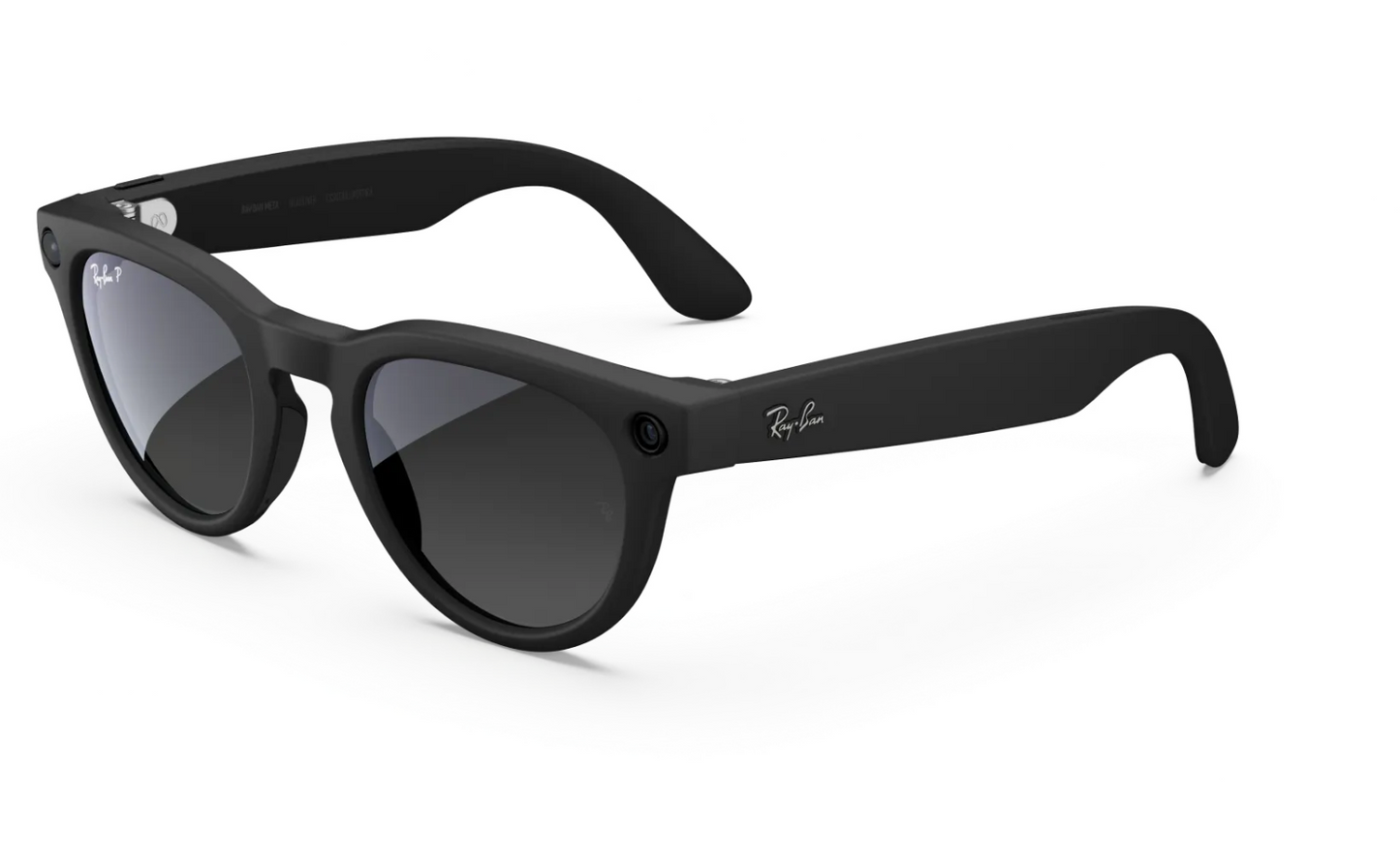 Ray-Ban Meta Headliner (Gen 2) Sunglasses in Matte Black w/ Polar Gradient Graphite Lenses
