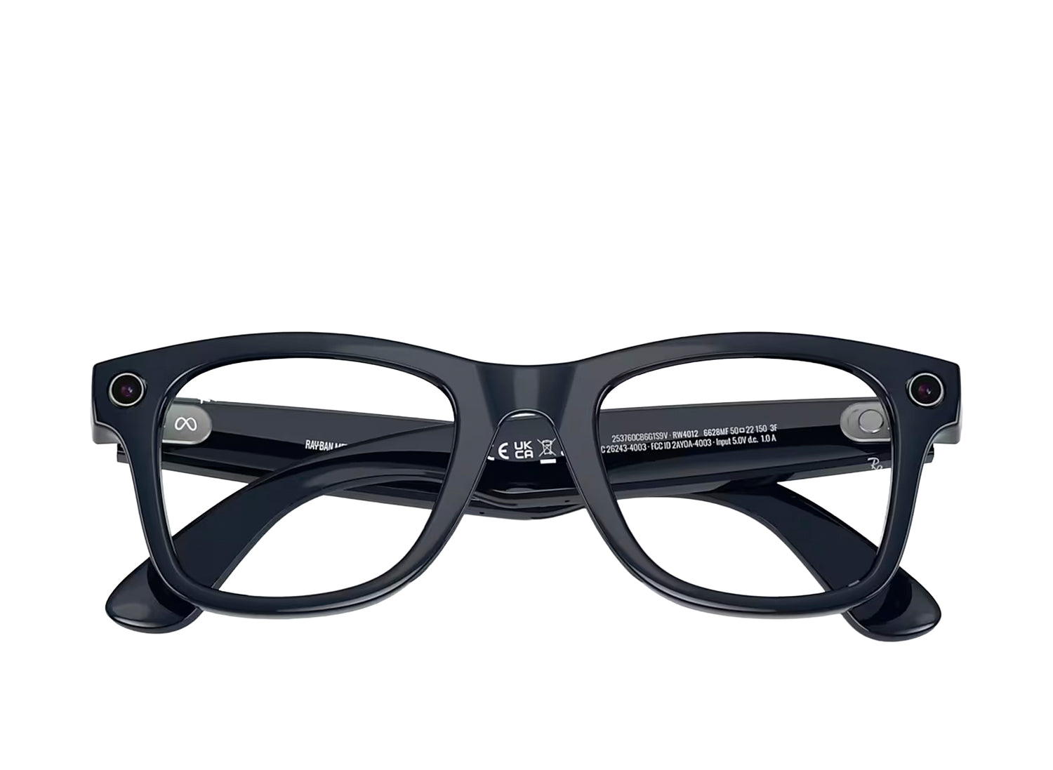 Ray-Ban Meta Wayfarer (Gen 2) Sunglasses in Shiny Cosmic Blue w/ Transitions Sapphire Lenses — view 2