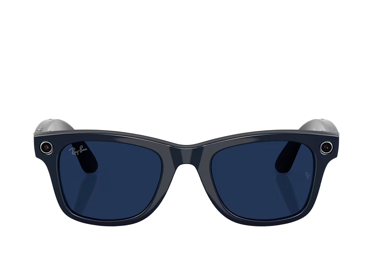 Ray-Ban Meta Wayfarer (Gen 2) Sunglasses in Shiny Cosmic Blue w/ Transitions Sapphire Lenses — view 3