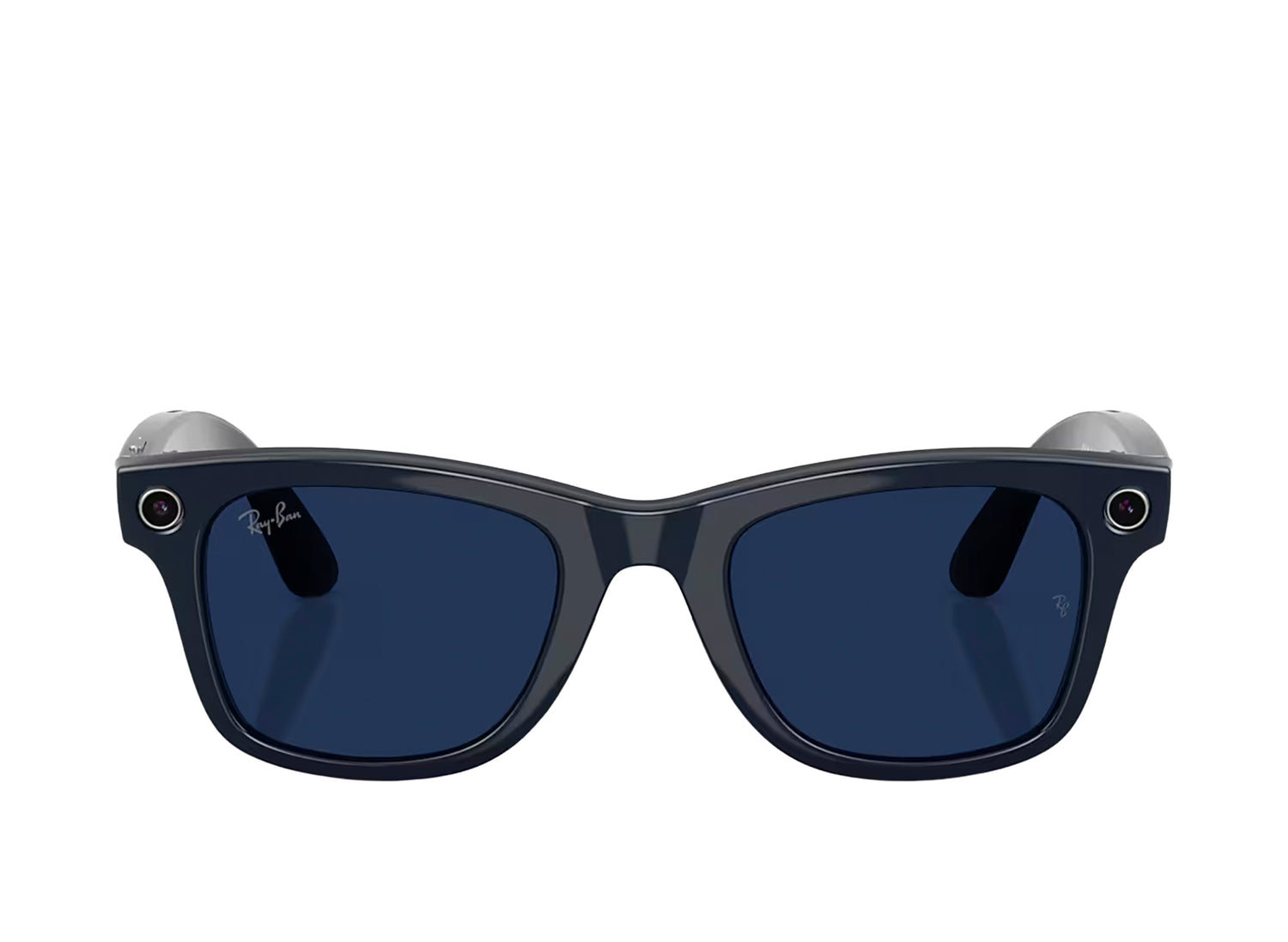 Ray-Ban Meta Wayfarer (Gen 2) Sunglasses in Shiny Cosmic Blue w/ Transitions Sapphire Lenses — view 3