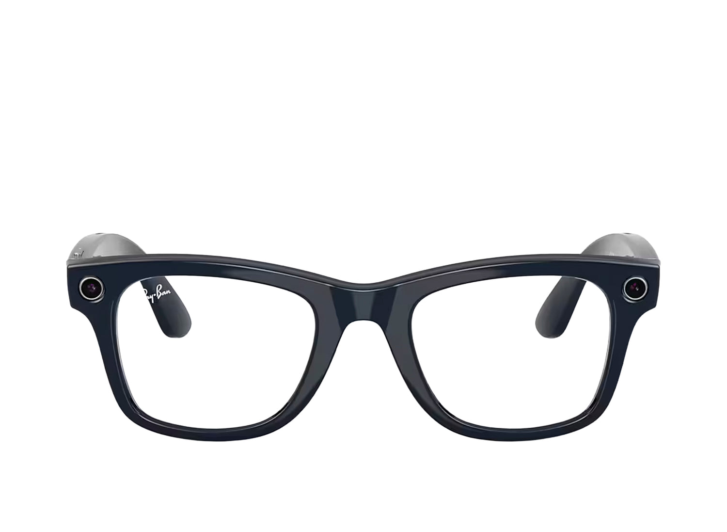 Ray-Ban Meta Wayfarer (Gen 2) Sunglasses in Shiny Cosmic Blue w/ Transitions Sapphire Lenses — view 4
