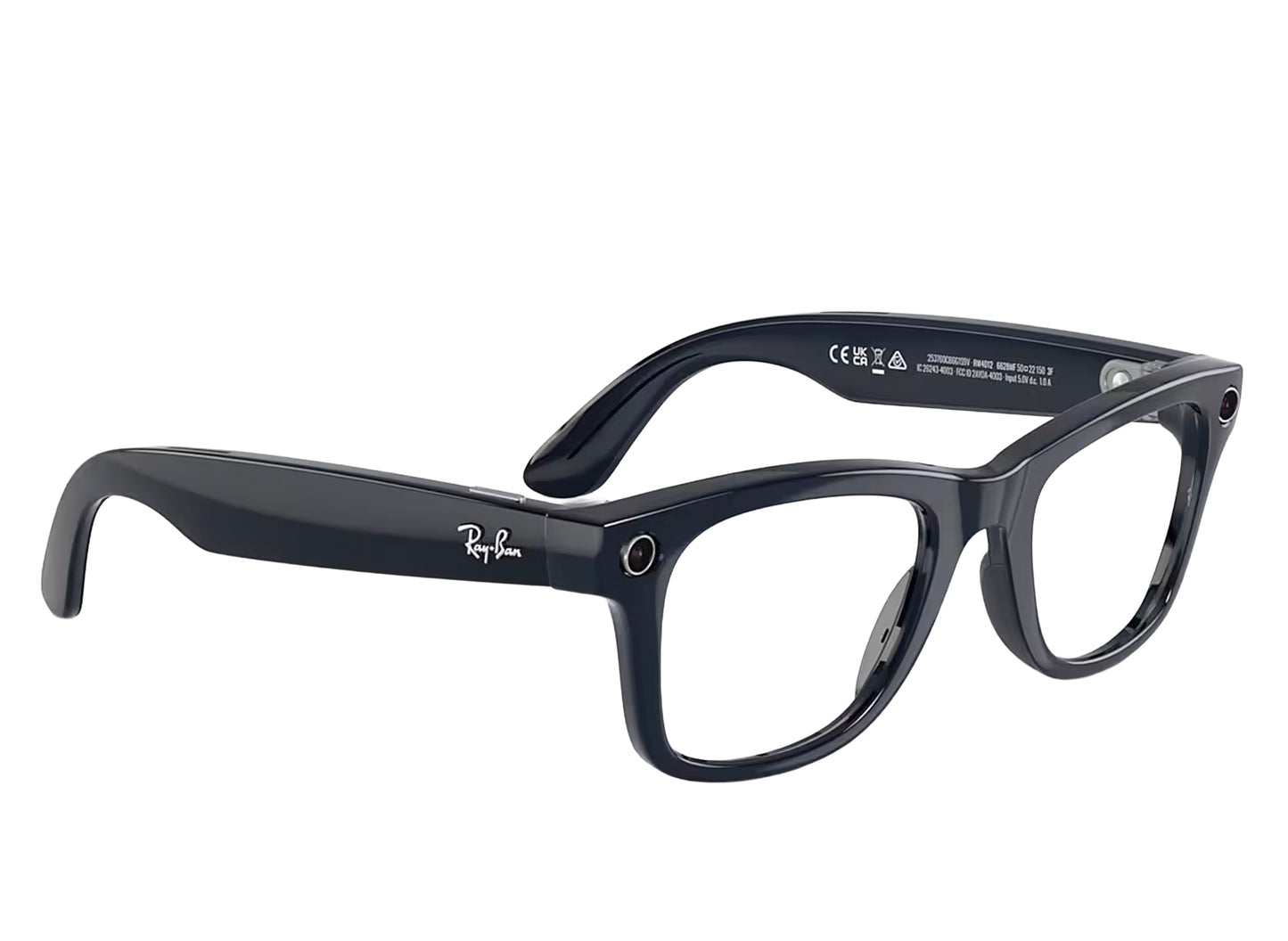 Ray-Ban Meta Wayfarer (Gen 2) Sunglasses in Shiny Cosmic Blue w/ Transitions Sapphire Lenses — view 5