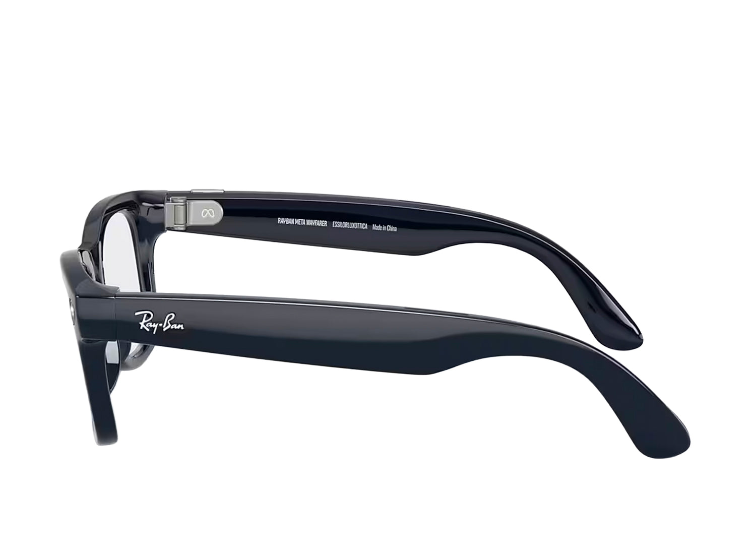 Ray-Ban Meta Wayfarer (Gen 2) Sunglasses in Shiny Cosmic Blue w/ Transitions Sapphire Lenses — view 6