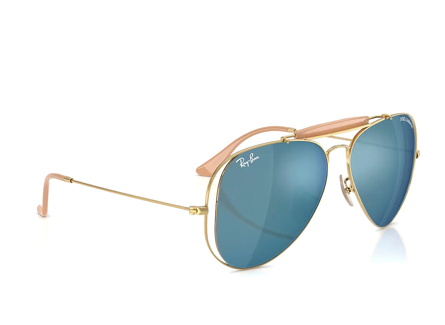 Ray Ban x Dolce & Gabbana Arista w/ Dark Blue Mirror Blue — view 2