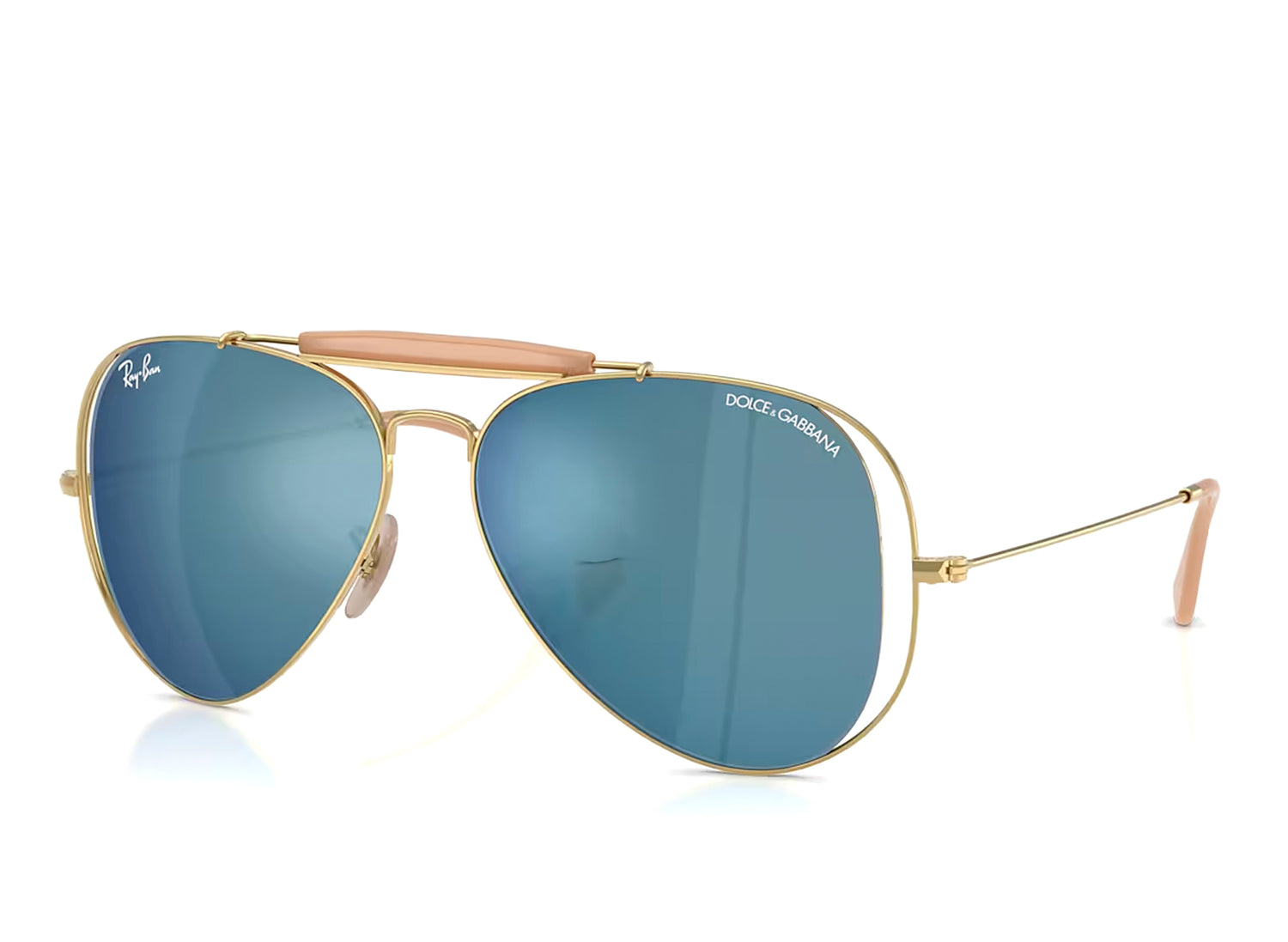 Ray Ban x Dolce & Gabbana Arista w/ Dark Blue Mirror Blue — view 6