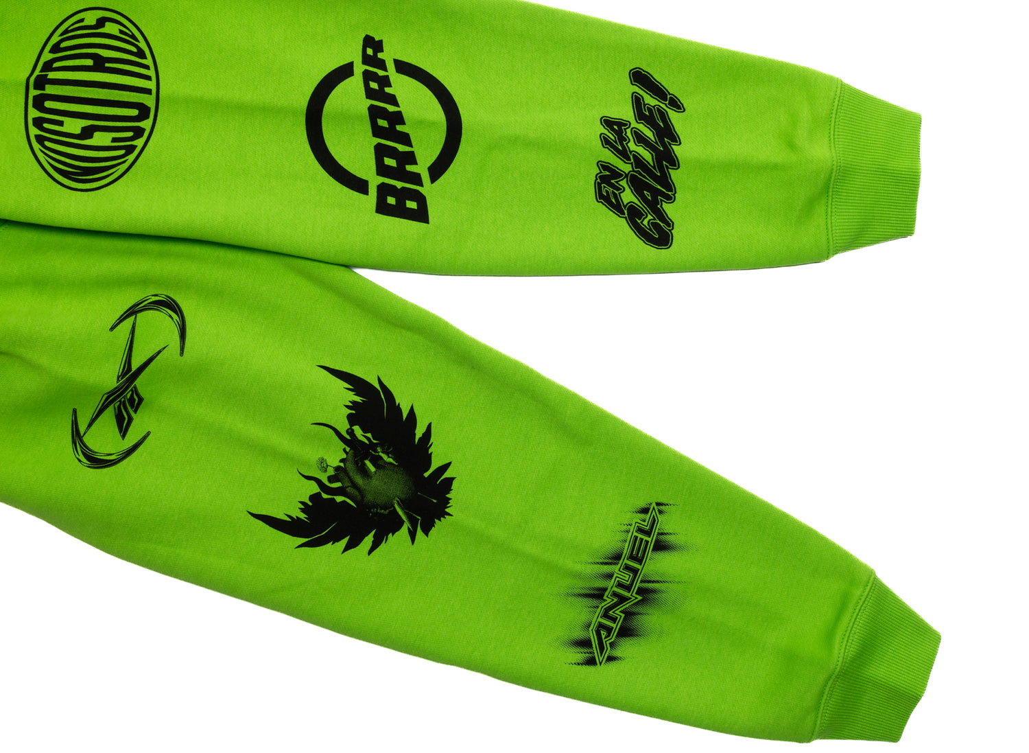 Reebok x ANUEL AA Hoodie in Lime - view 2