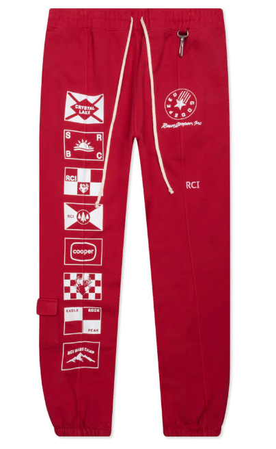 Reese Cooper Flags Sweatpants in Rot