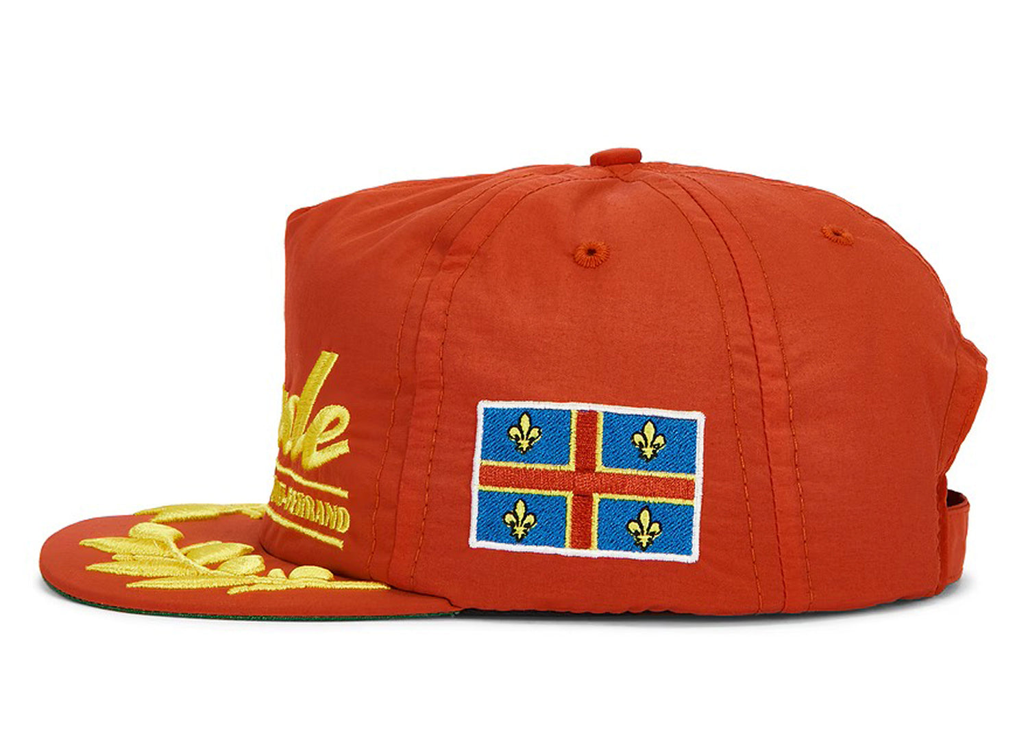 Rhude Clermont-Ferrand Souvenir Hat in Bright Red / Yellow — view 2